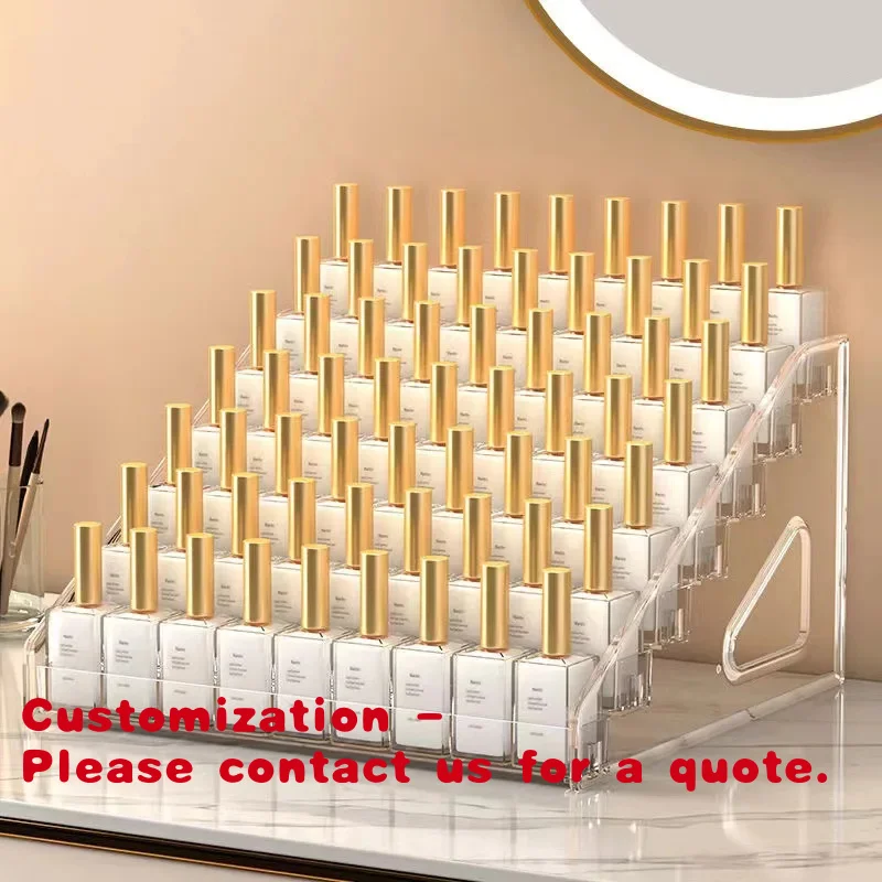 

Многофункциональная демонстрационная подставка для лаков, 5/6-уровневая полка-лестница для салона красоты, органайзер для лаков для ногтей