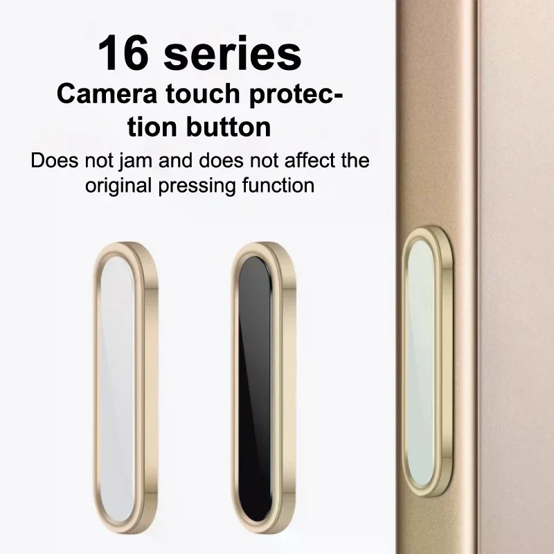Luxury Camera Control Capture Button Cover Sensitive Smart Island Metal Camera Control Capture Button Protector Accessories