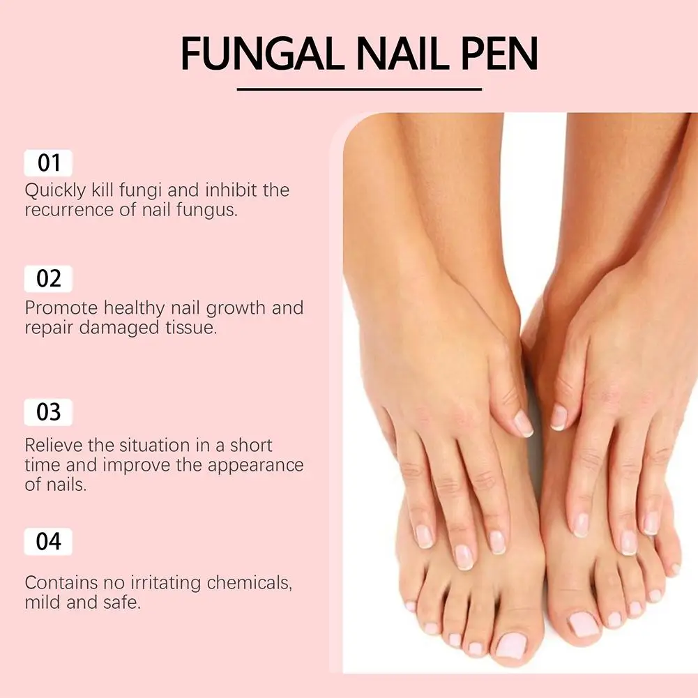 قلم العناية بالأظافر من FUNGAL، إصلاح الأظافر القوي للغاية، رعاية مغذية لأظافر القدمين السميكة أو التالفة باللون الأصفر #6