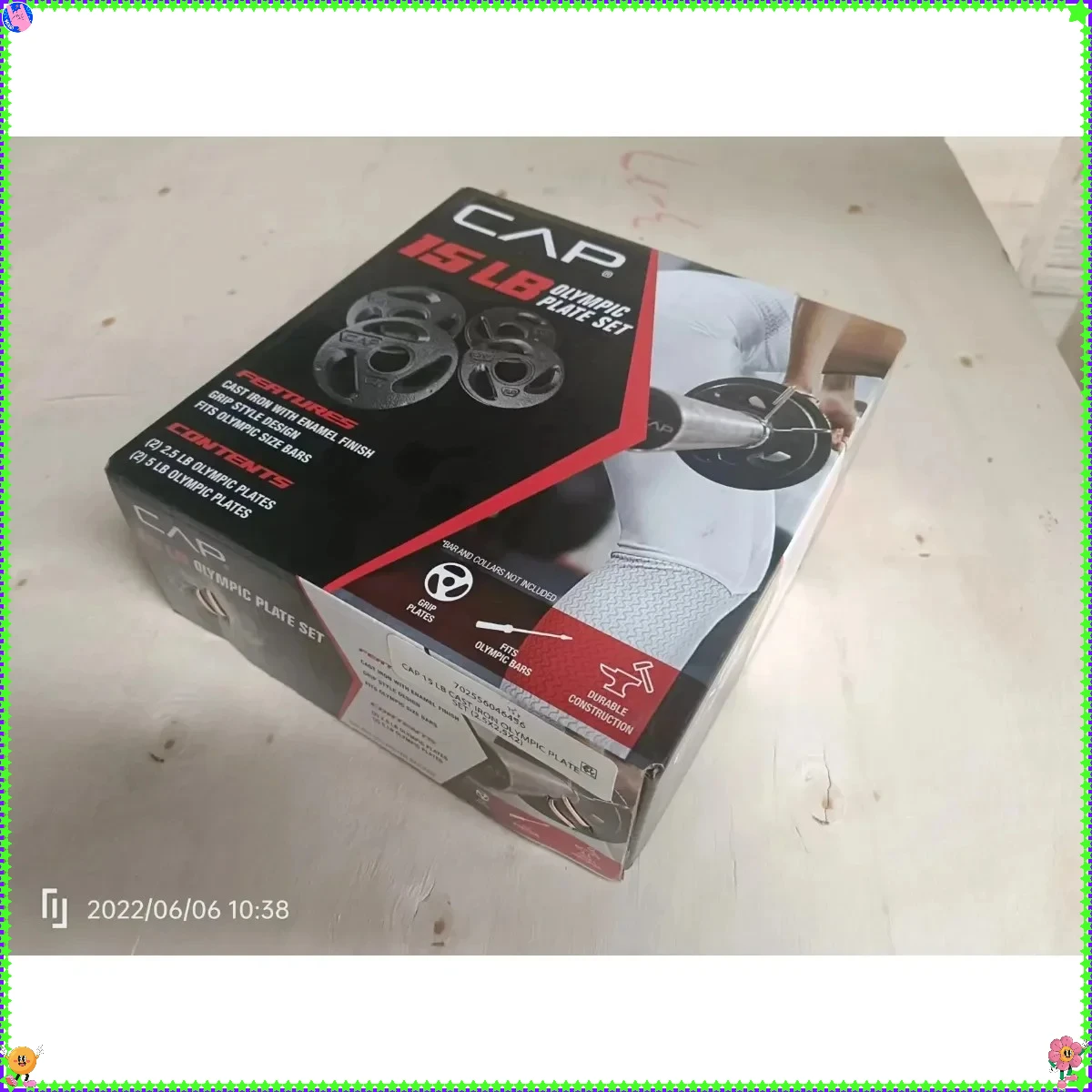 مجموعة قوة قبضة 15 رطل مع 4 أوزان (2 × 2.5 رطل و2 × 5 رطل)، تمرين محمول لليد الساعد للموسيقيين والرياضيين