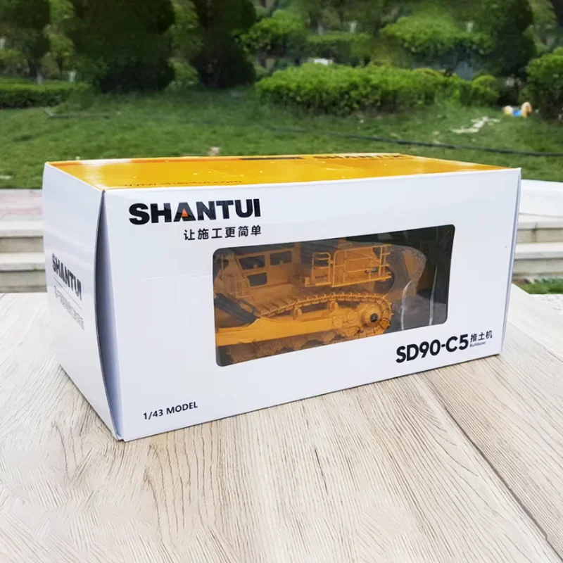 Diecast 1:43 Scale Alloy SD90-C5 Bulldozer Model Finished Product Simulation Toy Collection Gift Static Display