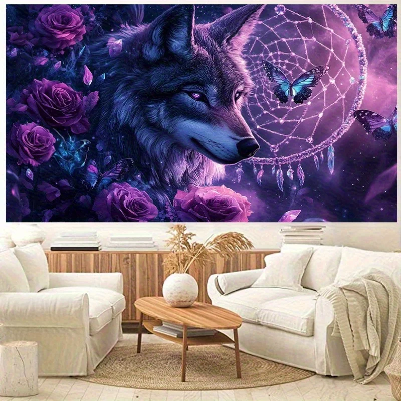 VIKAMA Traumhafter Hintergrund-Wandteppich für Fotostudio, Wohnzimmer, Schlafzimmer, Büro, Familientreffen, Wanddekoration