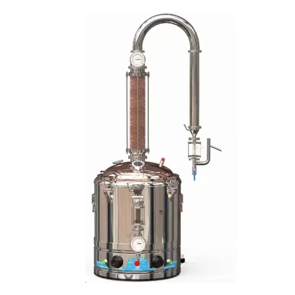 2026-For Home Essential Oil Distillation Extraction Machine 50L Eucalyptus Citronella Grass Rose Lemon Lavender Hydrosol