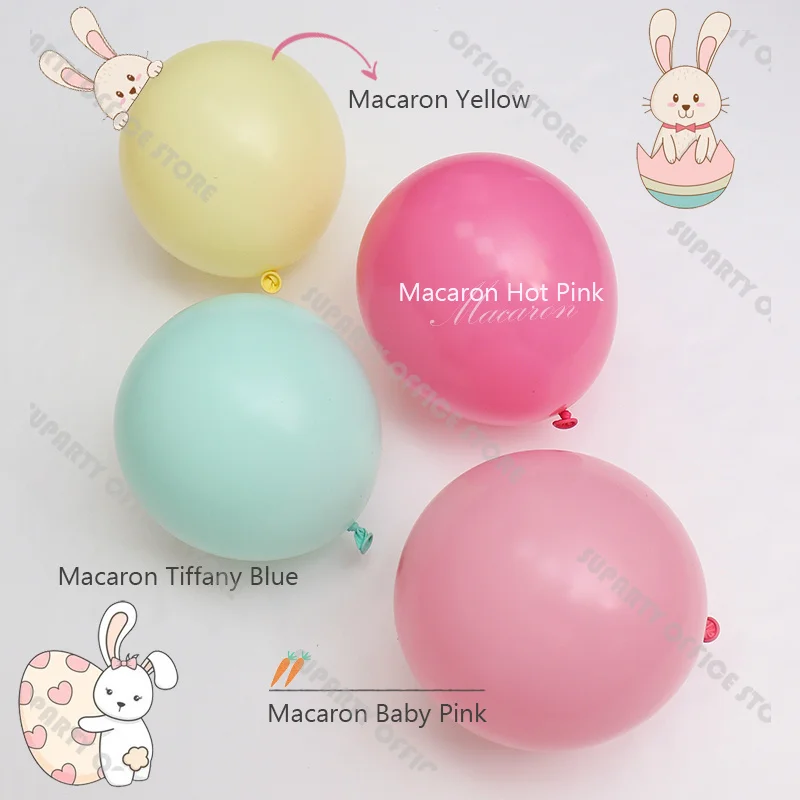 5/10/12inch Custom Macaron Balloons Pastel Rainbow Balloon Garland Arch Baby Shower Wedding Birthday Pink Blue Yellow Decor