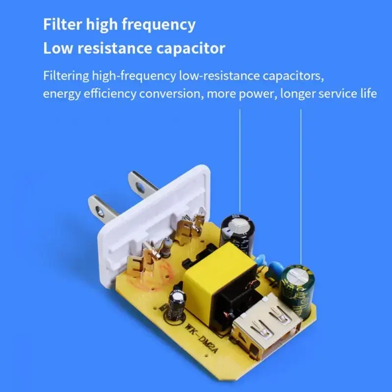 US Adapter 5V2A Fast Charging Conversion plug One USB Phone Charging Wall Charger Travel in USA Japan Thailand Canada Colombia