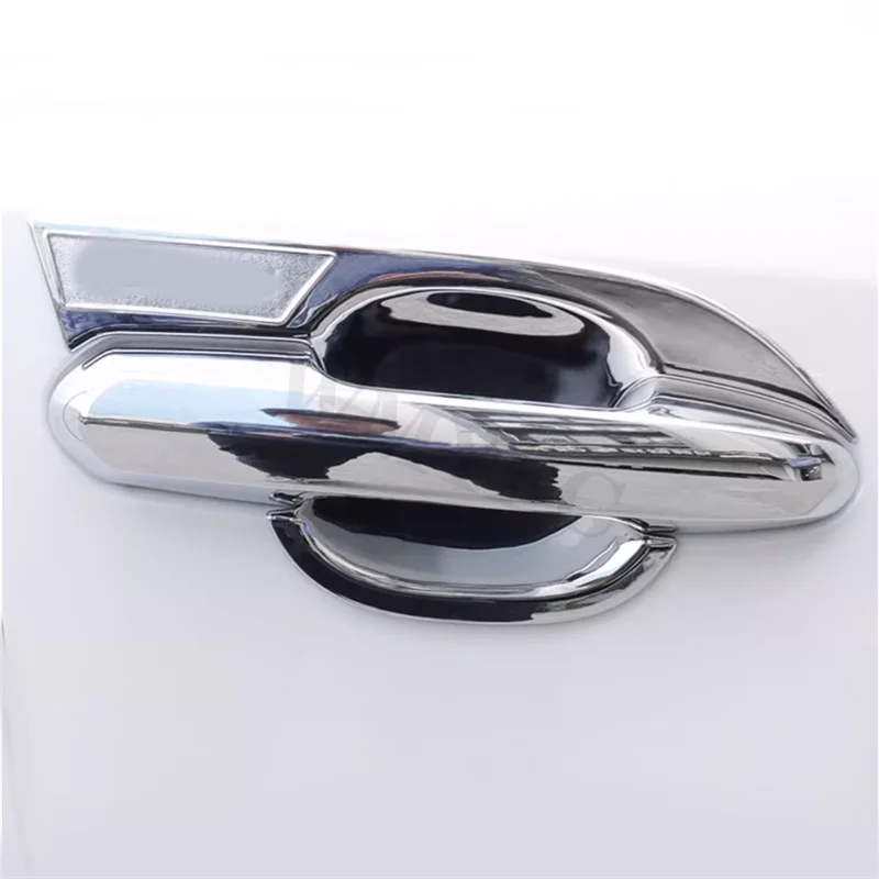 4 Sets Car Front Rear Left Right Door Handle & Bowl Cover Protector Trim Kit Fit for Toyota RAV4 2019 2020 2021 2022 2023 2024