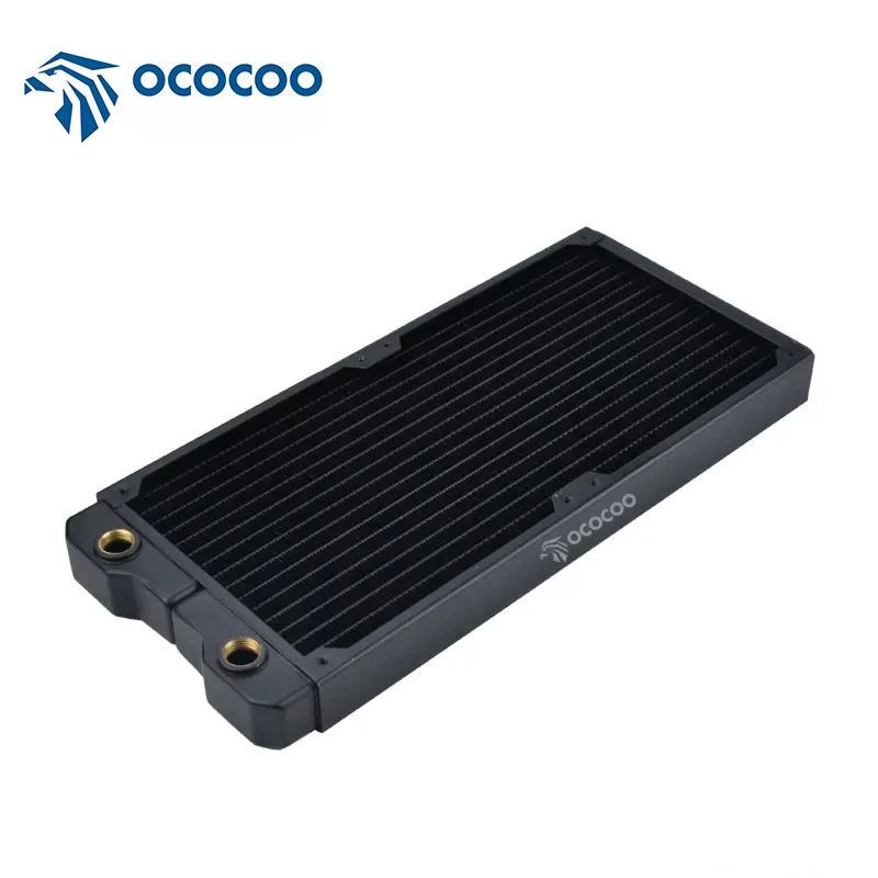 

OCOCOO Full Copper Radiator 280mm 29mm Thickness Suitable For 140mm Fan Computer Liquid Water Cooling Heat Sink OC-CRS28