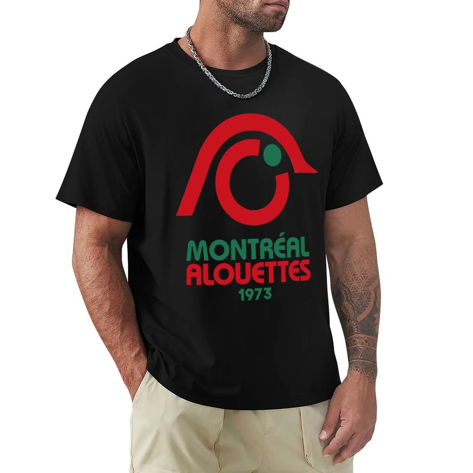 Ретро-футболка Montreal Alouettes 1973 года, солнцезащитная, для активного отдыха на природе.