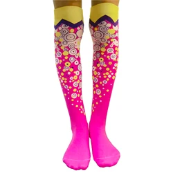 Novelty and Fun Girl Socks Cute Girl Knee Socks Girl High Socks Crown Fashion Socks