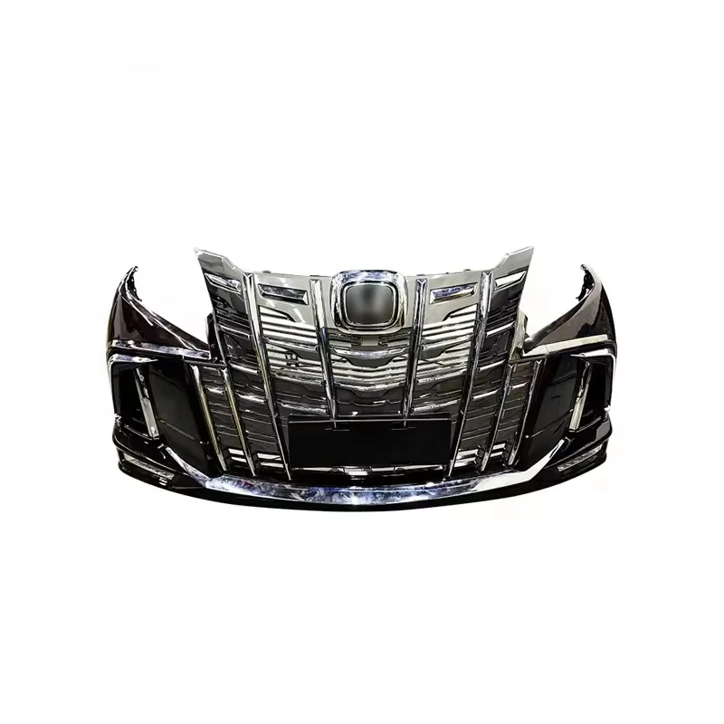 

PP Material Car Bumper Saint Seiya Style Front Bumper for Honda Elysion 2016-2021 Front Radiator Grille with Electroplated Strip