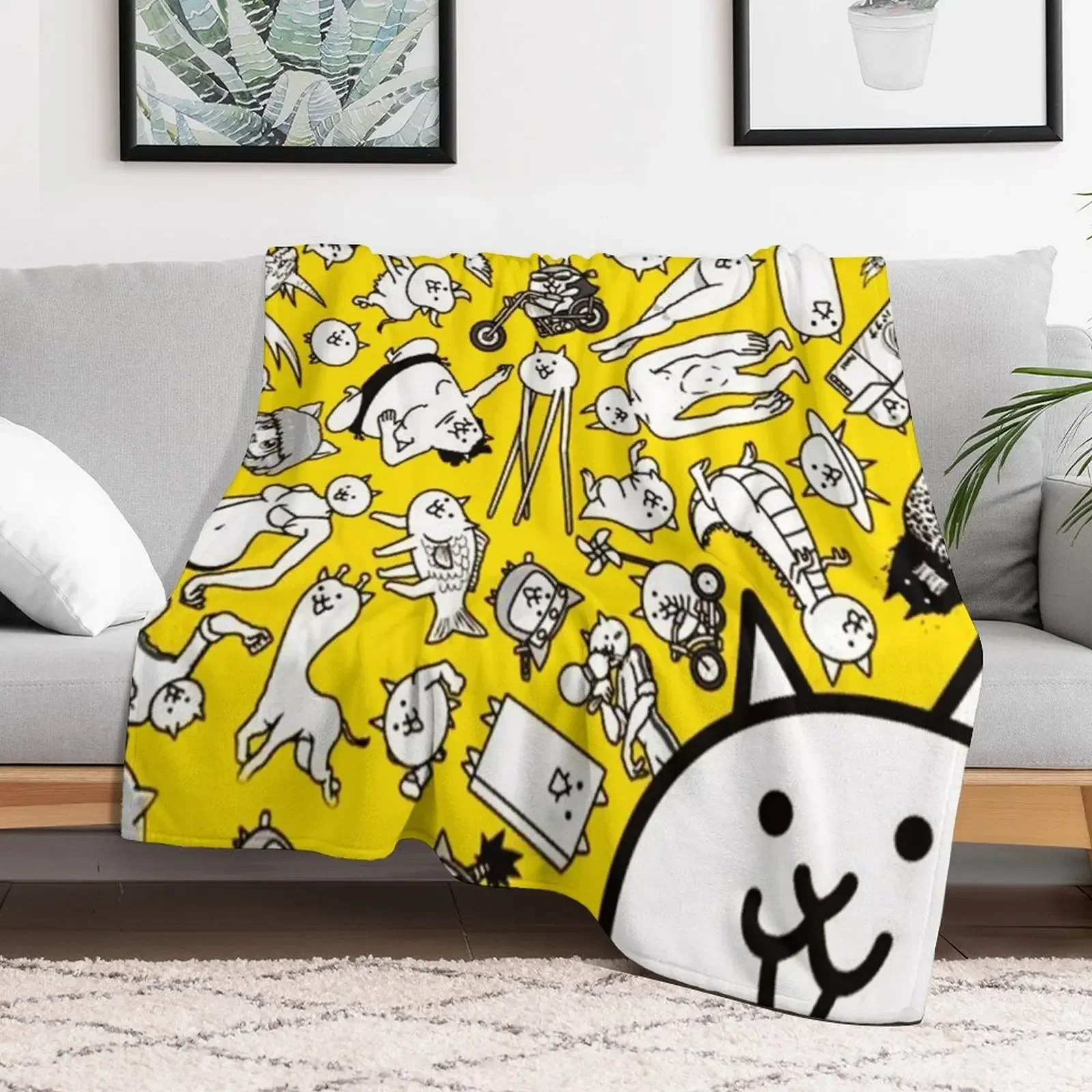 

Battle Cats Throw Blanket Bed covers christmas decoration Blankets Polar Luxury St Blankets