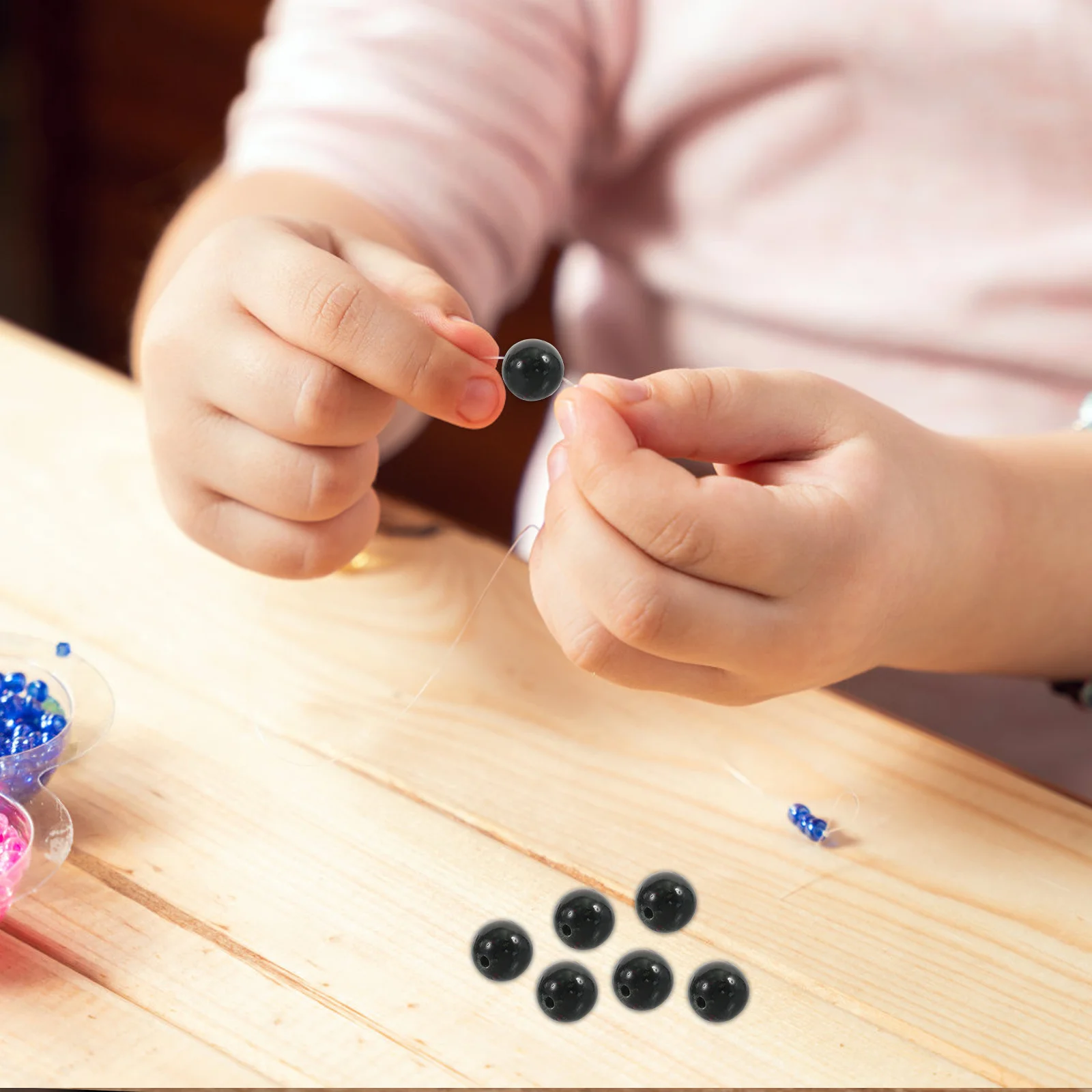 

Natural Stone DIY Beads Small Round Loose Spacer Beads for Jewelry Making Bracelet Necklace Crafts DIY Material