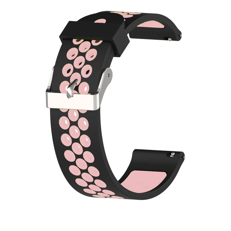 

20mm 22mm Breathable Strap For Samsung Galaxy Watch 6/4/5 Pro/Classic/Gear S3/Active 2 Silicone Sport Band for Huawei GT 2 2e 3