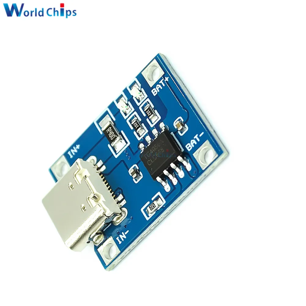 1PCS 5PCS 10PCS 5V Micro USB 18650 Type-c TP4056 Mini Lithium Battery Charging Board Charger Module no Protection Dual Function