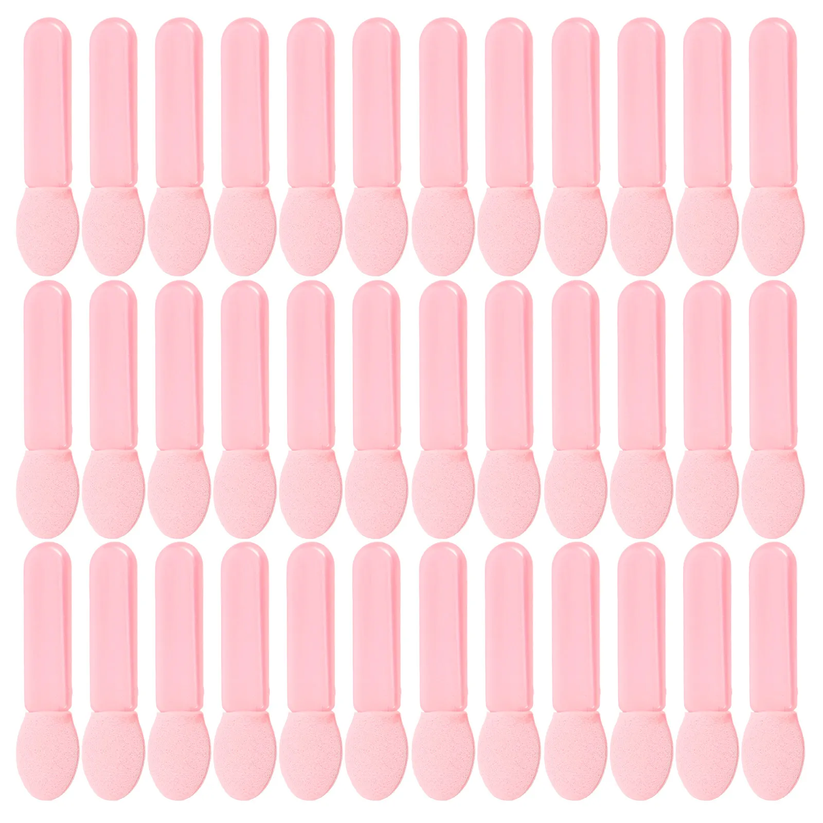 100Pcs Eyeshadow Applicator Sticks Soft Blending Sponge Brushes Makeup Tools for Eye Shadow Powder Makeup Brushes Women Teens