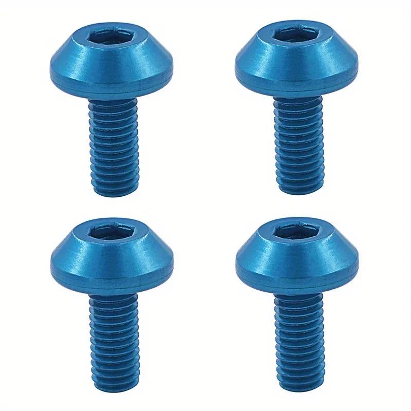 4PCS M5 Aluminum Bottle Cage Bolts Water Holder Screws for MTB Road Bike Cycling Rack Parts