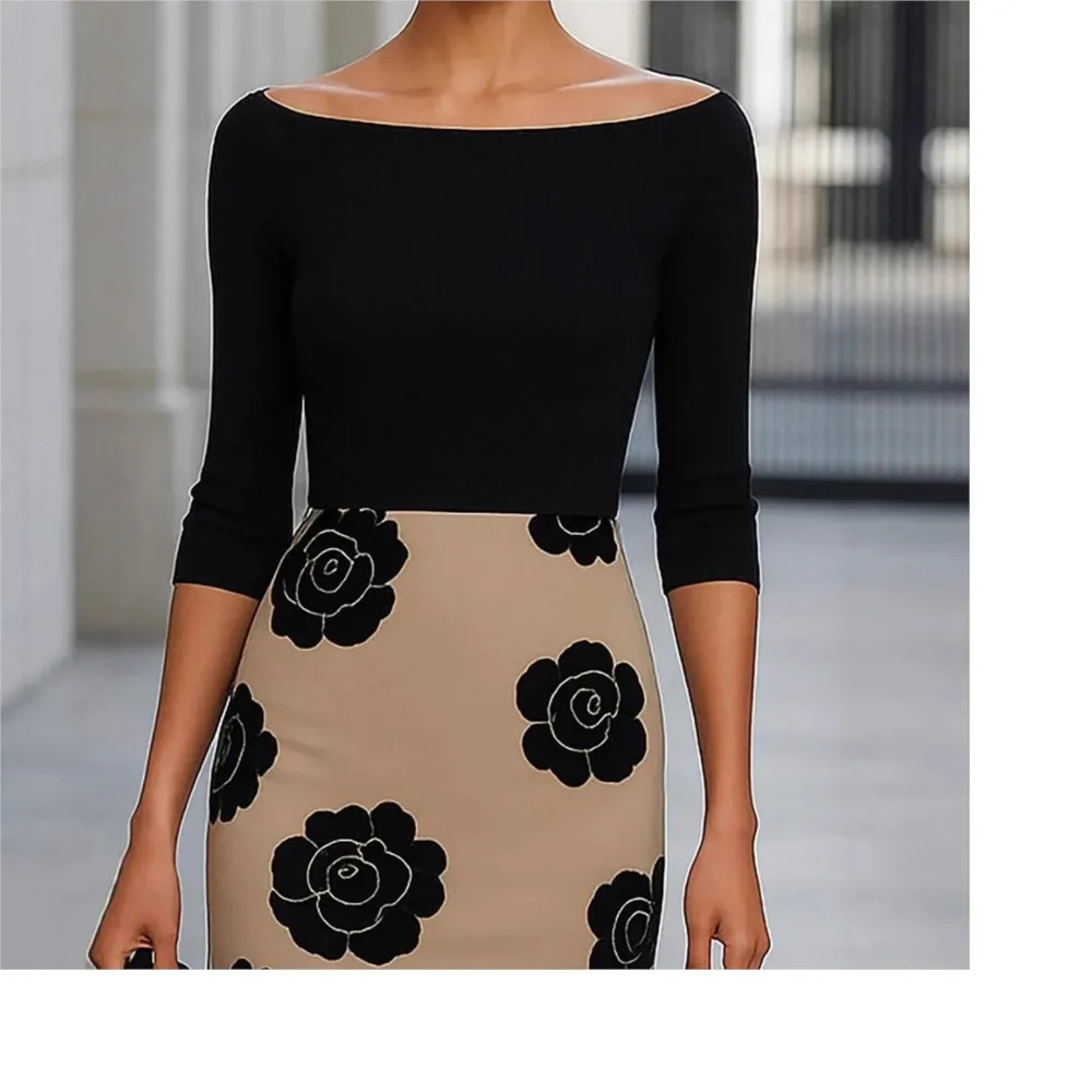 Elegant Refined Dress Spring Autumn With Printed Design Fashionable Evening Gown Lace Net Fabric Long Style Full-length Dresses