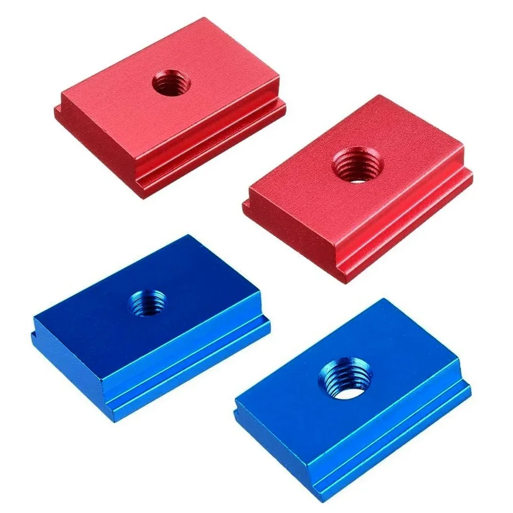 

1Pcs Aluminum Alloy T-Track Slider M6 / M8 Woodworking Universal Push Handle Press Block T-Slot Slider For Drill Press Tables