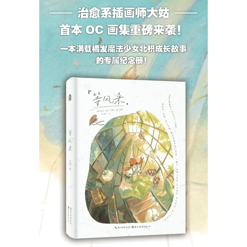Waiting for The Wind Art Collection Illustrator Aunt's First Original Character Artbook OC Healing Watercolor Illustration