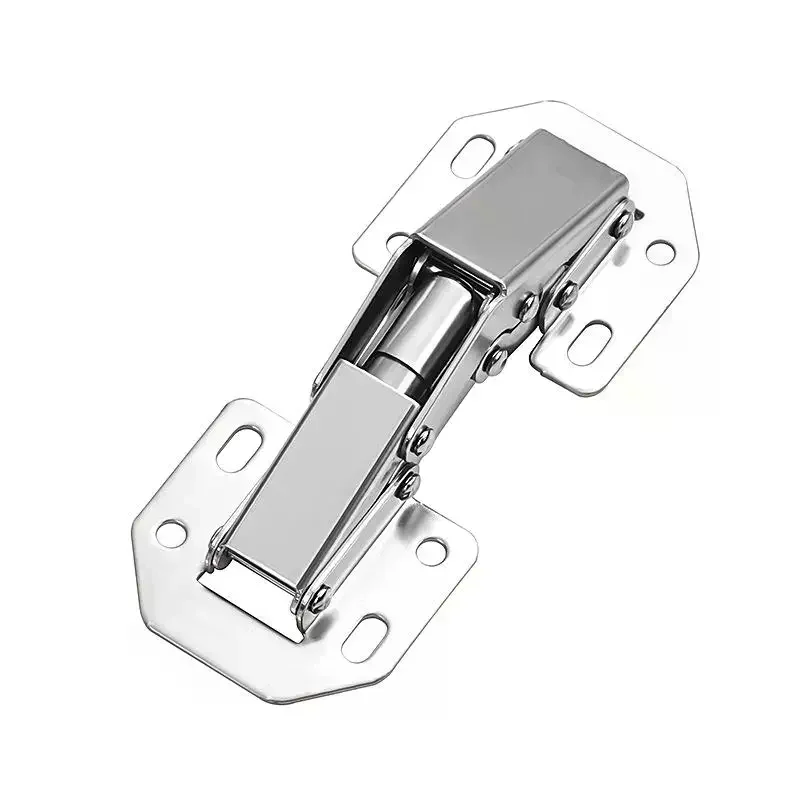 Stainless Concealed Kitchen Cabinet Hinges Camper Car Door Support Furniture Hardware Supplies Hidden Hinges 2Pcs