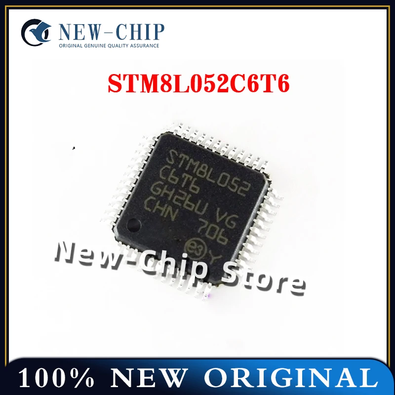 5PCS-100PCS/LOT  STM8L052C6T6  LQFP48  16MHz/32KB Flash / 8-bit microcontroller -MCU 100% New original  STM8L052C6T6TR