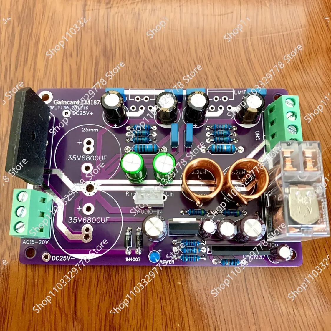 New revised line GC version fever power amplifier board 2.0 channel stereo DIY parts hifi durable listening