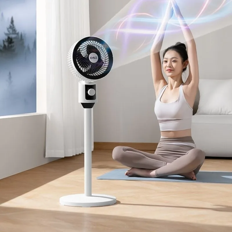 Oscillating Air Circulation Fan Quiet Remote Control Desk Floor Dual Use Dormitory Fan Household Floor Fan High Wind
