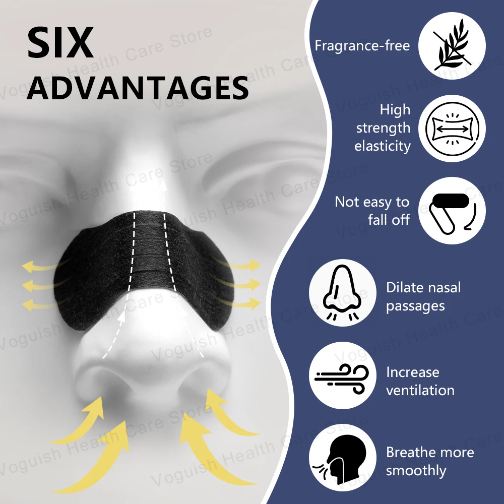 

10/20/30/50/100Pcs Nasal Strips Anti-Snoring Stop Anti Strips Health Care Sleep Well Breathing Nose Breathing Strips