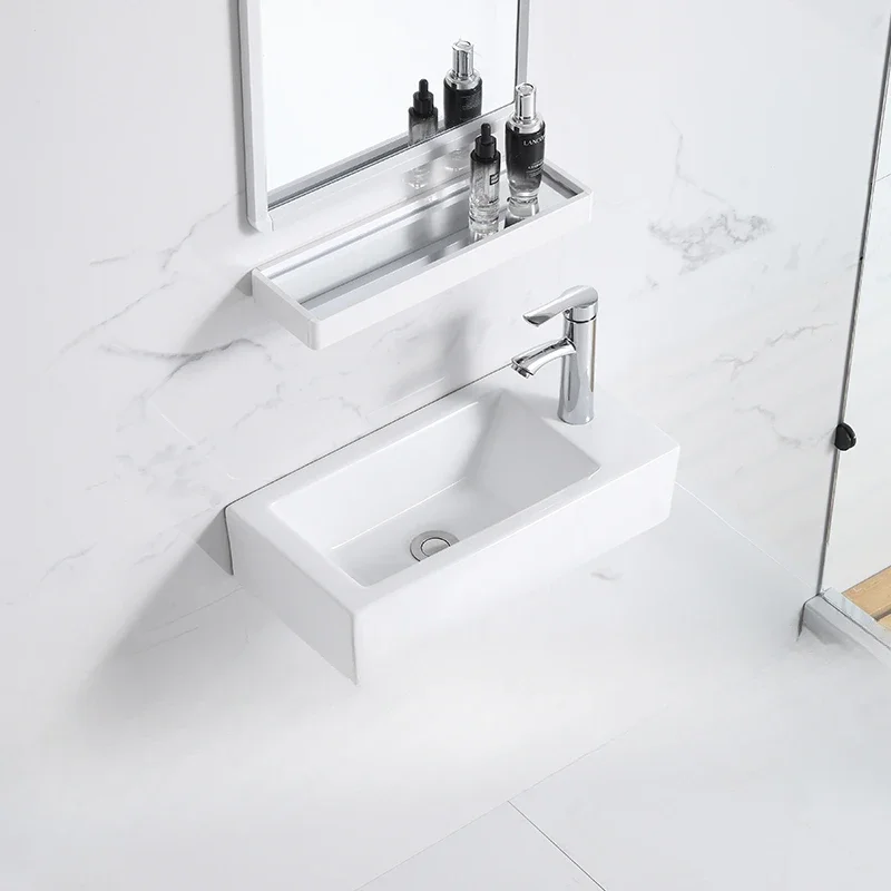 

Small Mini Table Basin Washbasin Wall-Mounted Wash Basin Wall-Mounted Basin Small Ultra-Small Ultra-Narrow Blype