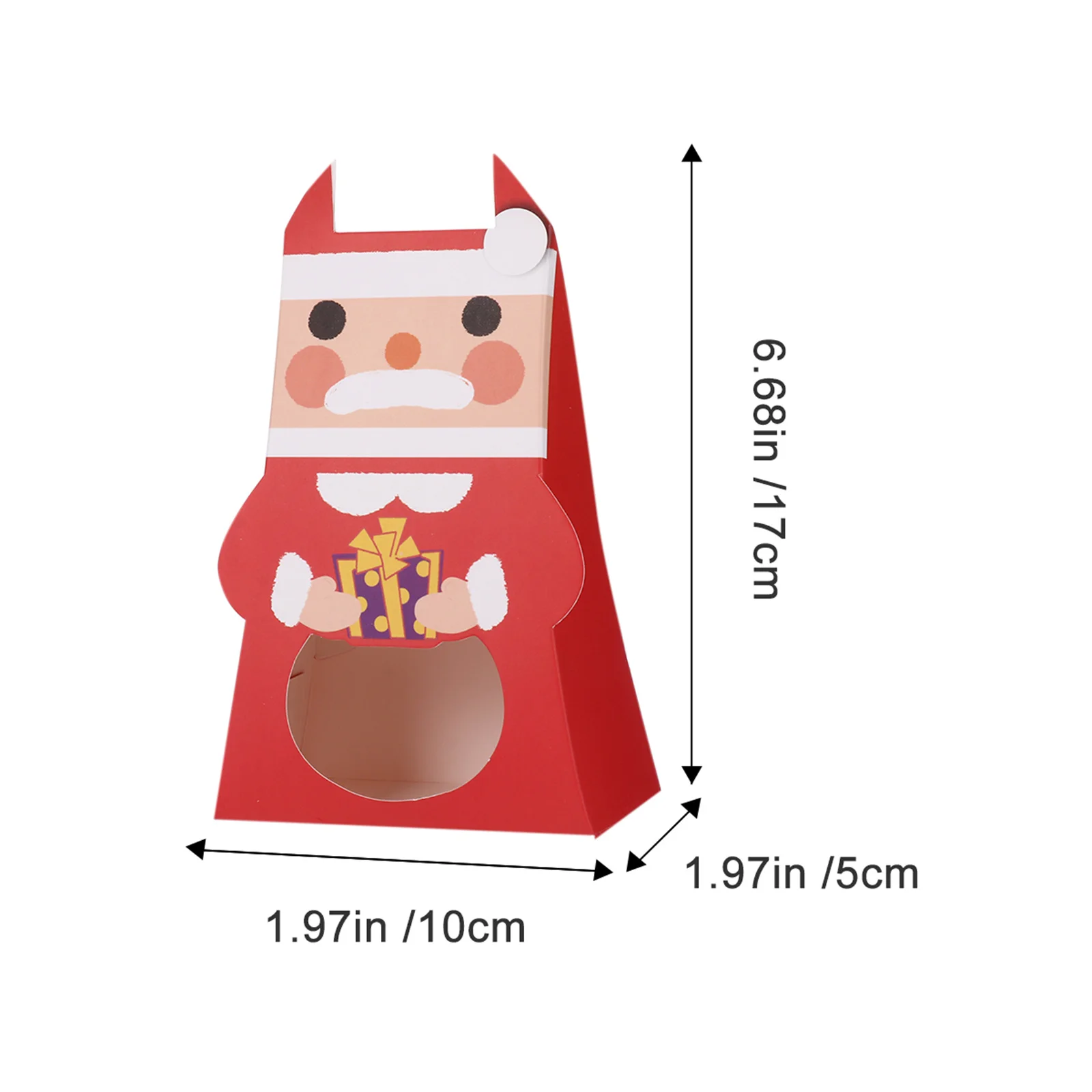 

45 Pcs Carton Christmas Gift Boxes for Presents Candy Treat Bags Cardboard Cookie Paper Stocking Stuffer