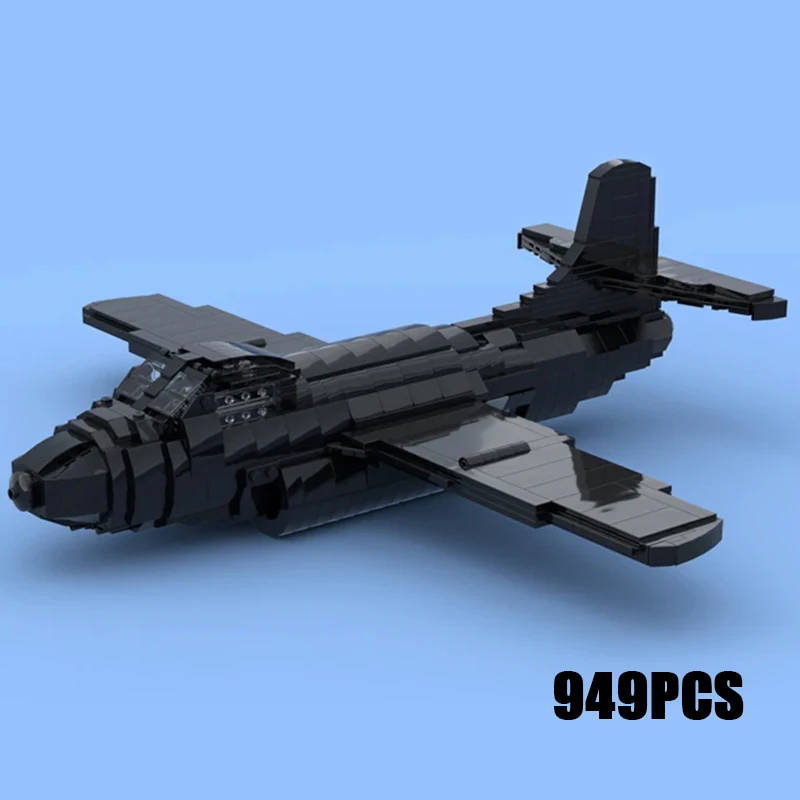 Moc Building Bricks Military Weapon Model F3D Air Knight Fighter Technology Modular Blocks Gift Christmas Toys DIY Sets Assembly