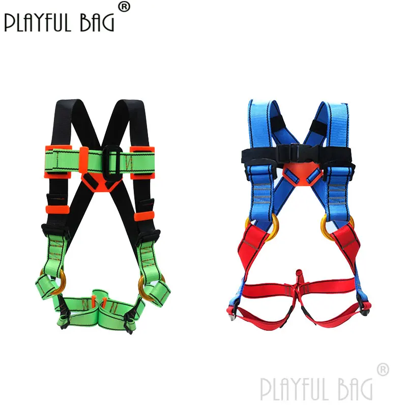 Full body child climbing safety belt Double back Children Indoor Outdoor Climbing sport equipment Protective safety belt ZL188