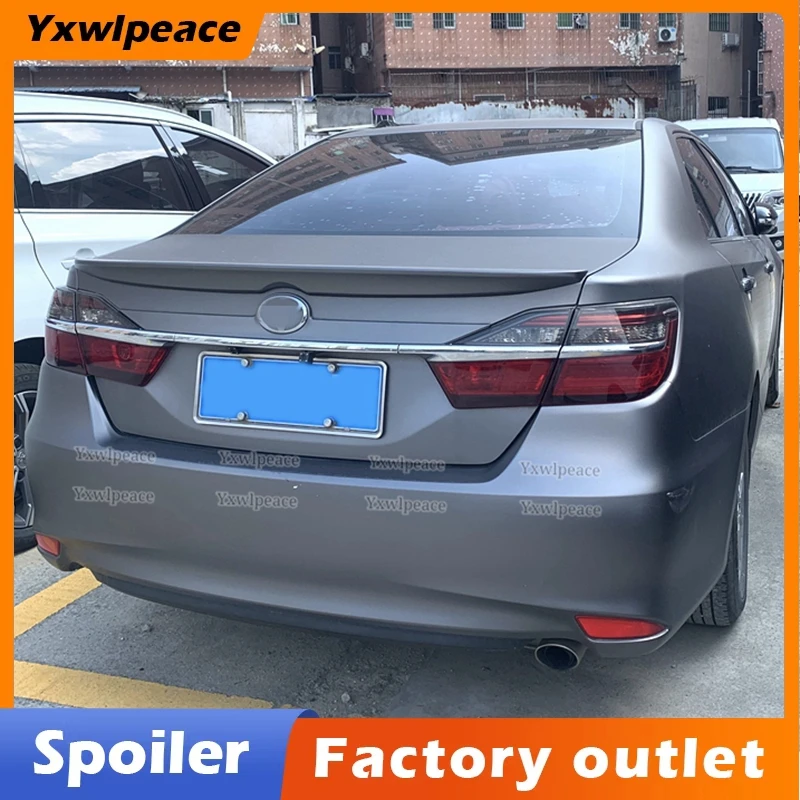 

For Toyota Camry 2012 2013 2014 2015 2016 Spoiler ABS Plastic Material Unpainted Color Rear Trunk Lip Spoiler Wing