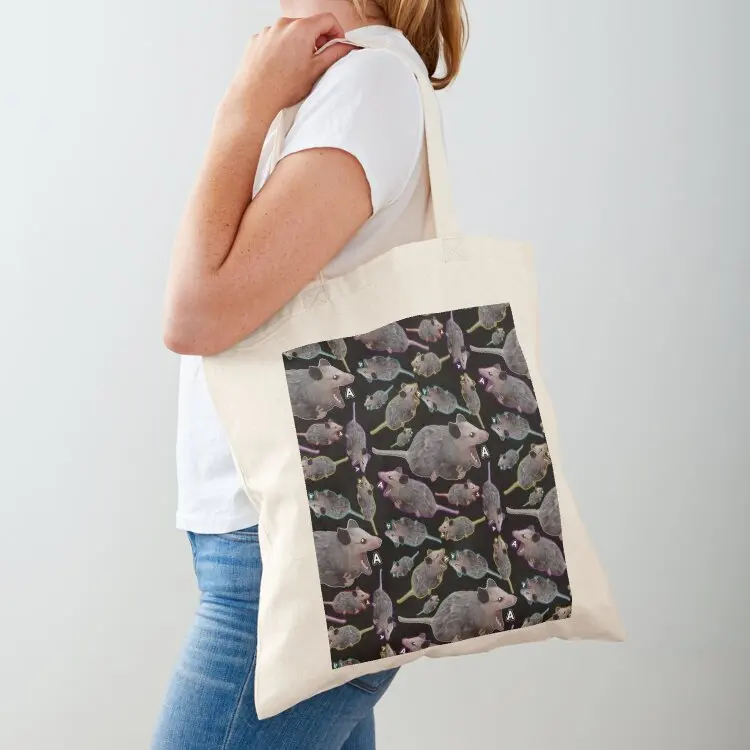 Screaming Opossom Tote Bag canvas tote tote bag woman bag men Canvas