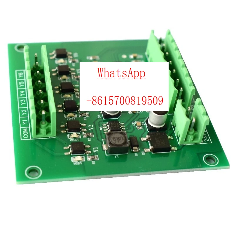 6-way electrode type water level signal detection circuit optocoupler isolation 24V voltage PLC matching water tank