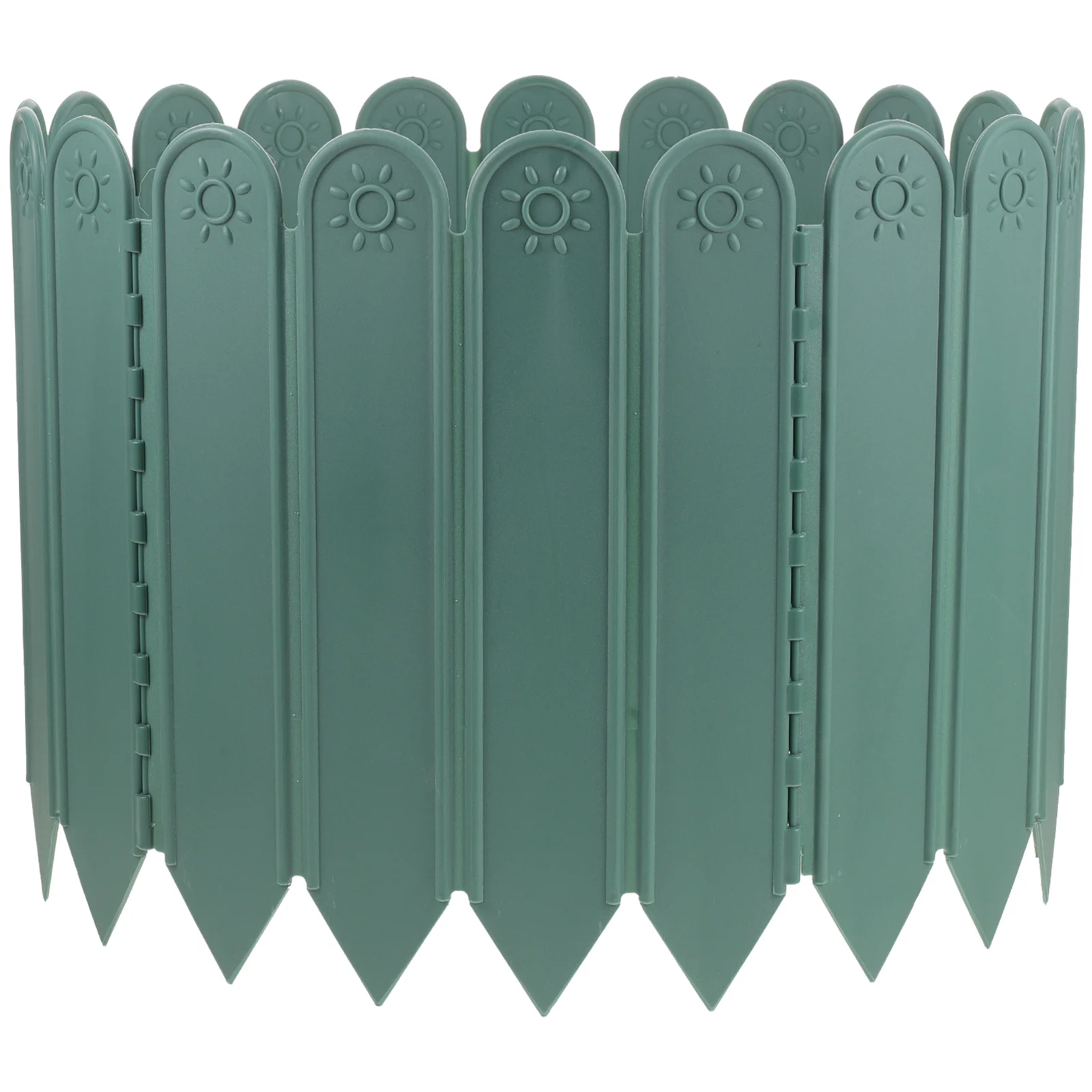 

Plastic Garden Fence Landscape Fencing Ornamental Border Panel Lawn Edging Reusable Yard Fence Outdoor Garden Partition Decor