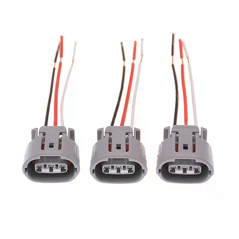 

3-проводная вилка регулятора Denso, вилка жгута проводов генератора, ремонт выводов генератора для 3-контактного разъема автомобильного регулятора