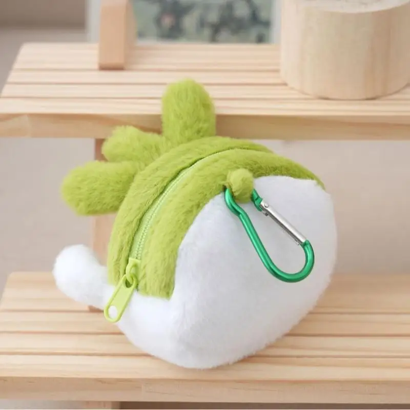 Porte-clés en peluche douce et mignonne, 1 pièce, carte Captor, Mini portefeuille créatif en forme d'oiseau et d'oiseau, pendentif en peluche, jouets pour enfants, décor cadeau