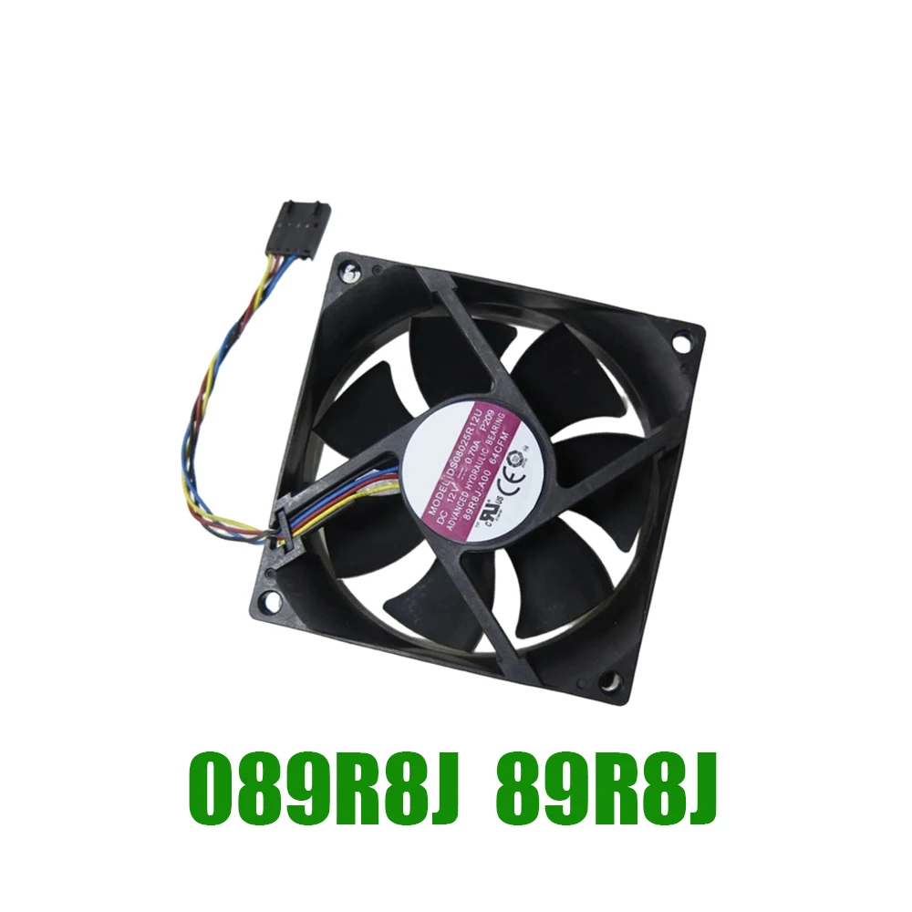 

089R8J 89R8J For DELL For OptiPlex 3020 7010 9010 Mini-Tower DS08025R12U P209 QUR0812SH-BW08 DC12V 0.70A Cooling Fan