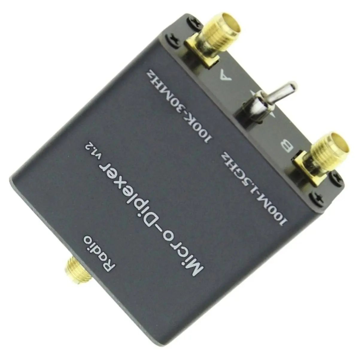 LPF30 HPF100 100K-30MHz 100M-1.5GHz Multi-Band Wideband Filter Micro-Type Diplexer Duplex Filter Use for Reception