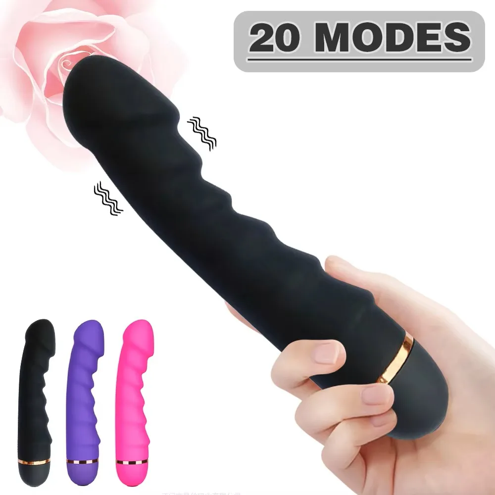 20 Mode G-Spot Vibrator - Battery-Powered Vaginal/Anal Stimulator,  Pleasure Toy for Women (Without Batteries)
