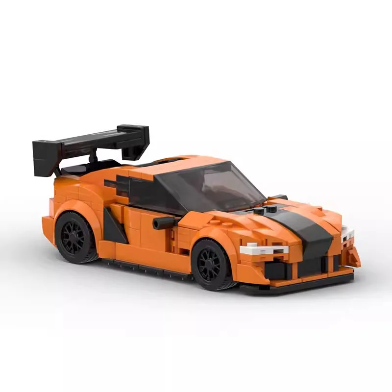 Daz JDM Performance Car Building Blocks Retro Japanese Coupe Model DIY Brick Toy for Collection Display