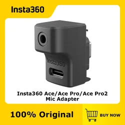 Official & Original Insta360 Mic Adapter Compatible with ACE/ACE PRO/ACE PRO2