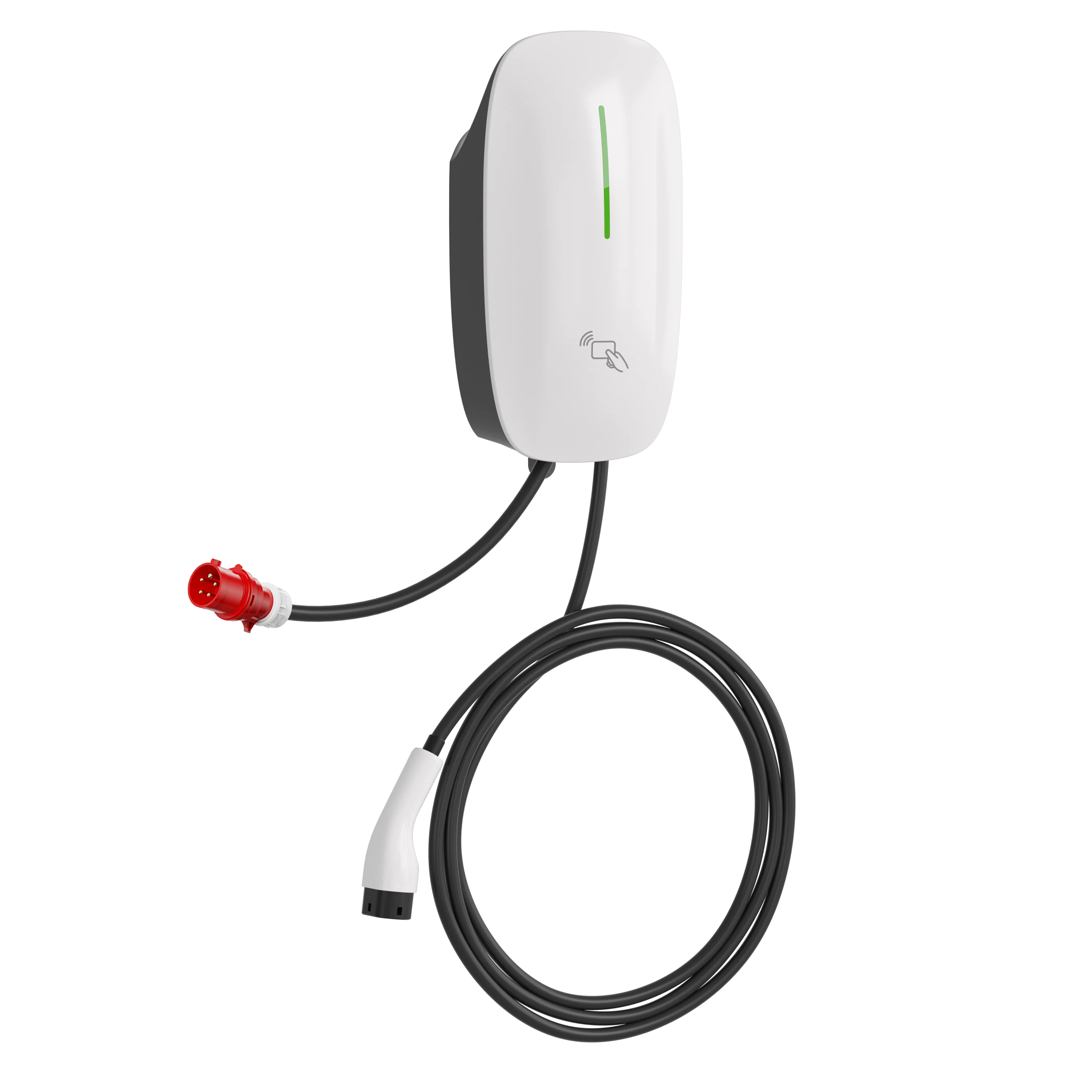 

32A Wall-Mounted EV Charger, Type 2/Type 1, Household Waterproof Electric Vehicle Charging Station