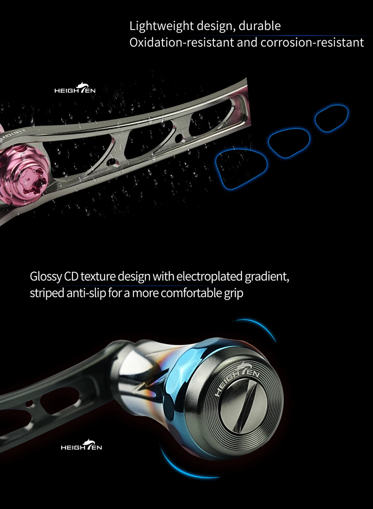 Spinn rollen griff 98mm für Shimano Daiwa Spinn rolle – Detail 3