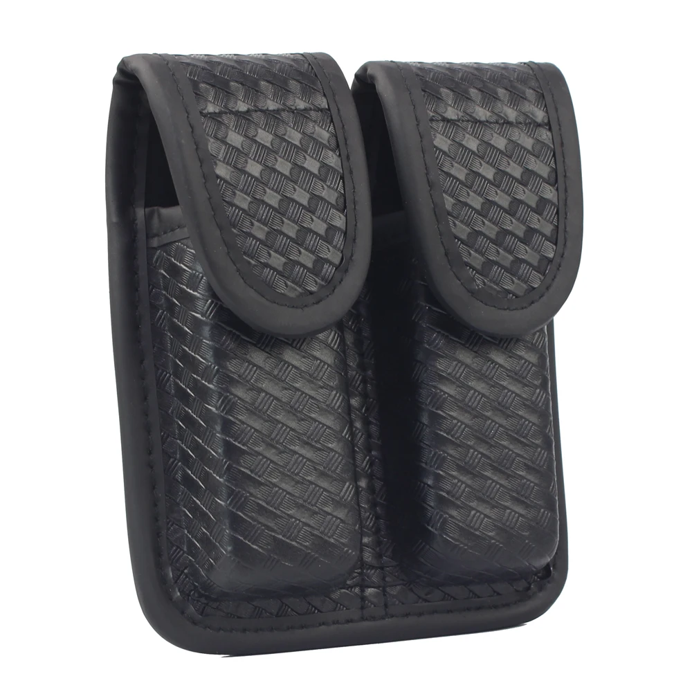 Basketweave Double Magazine Pouch, Snap Double Handgun Double Mag Pouch, for 2.25\