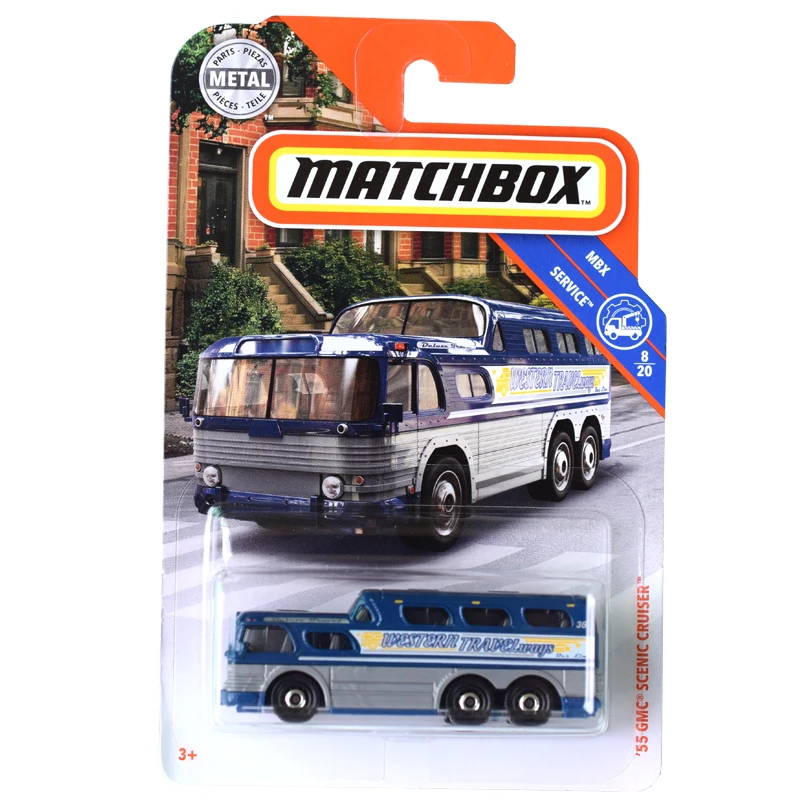 Original Matchbox City Transportation Ford Pickup 1/64 Diecast Alloy Engineering Car Models Boys Toys for Children Cooper Nissan