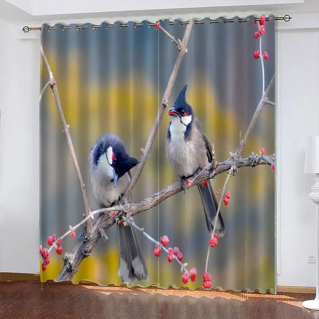 

Eagle 3D Digital Printing Household Curtains Flying Bird Living Room Decor Blackout Curtains Cortinas Para La Sala カーテン