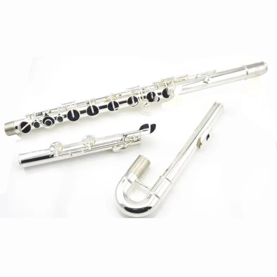 

White Brass Bass Flute