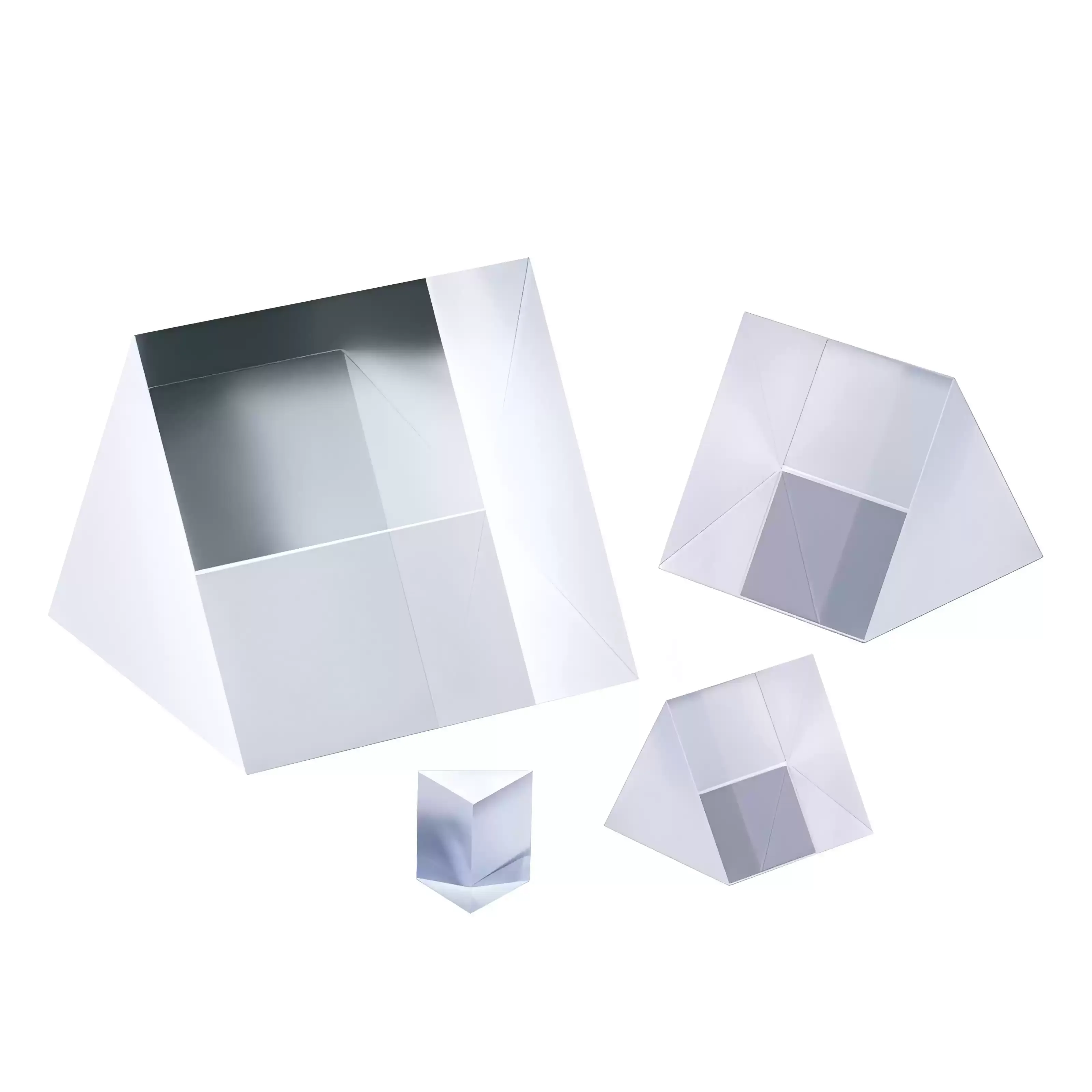 Multiple Sizes Equilateral Triangular Prism 30×30×30 40×40×40 50×50×50 Spectroscopic Dispersion Prism Physics Teaching